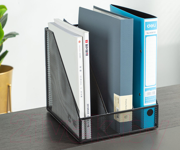 Изображение товара Лоток для бумаг Deli 78985 (черный)