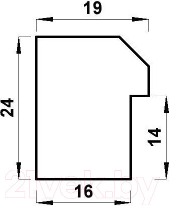 Изображение товара Рамка Мирам 640021-16 (40x50)