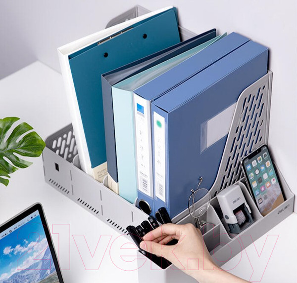 Изображение товара Органайзер настольный Deli 78981 (серый)