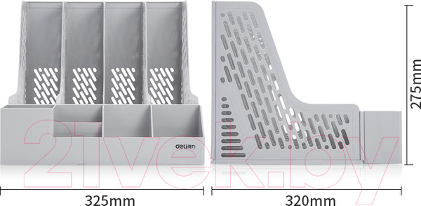 Изображение товара Органайзер настольный Deli 78981 (серый)