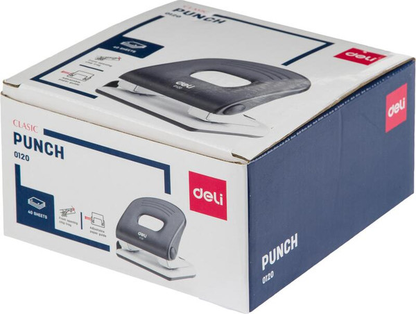 Изображение товара Дырокол Deli E0120 (серый)
