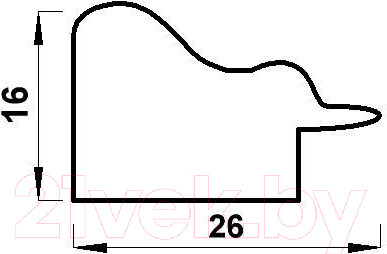 Изображение товара Рамка Мирам 642998-4 (10x15)