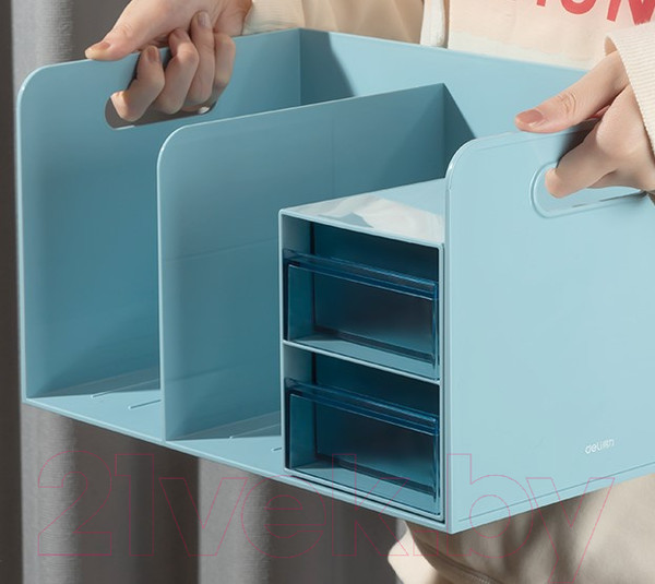 Изображение товара Органайзер настольный Deli PK110 (голубой)