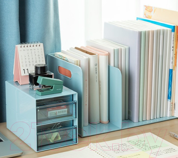 Изображение товара Органайзер настольный Deli PK110 (голубой)