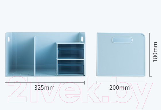 Изображение товара Органайзер настольный Deli PK110 (голубой)