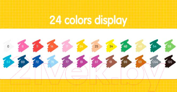 Изображение товара Набор маркеров Deli HM10624 (24шт)