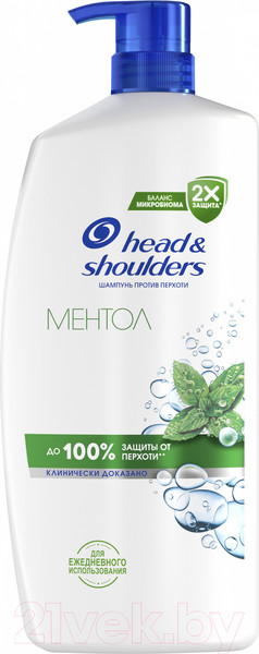 Изображение товара Шампунь для волос Head & Shoulders Ментол (1л)