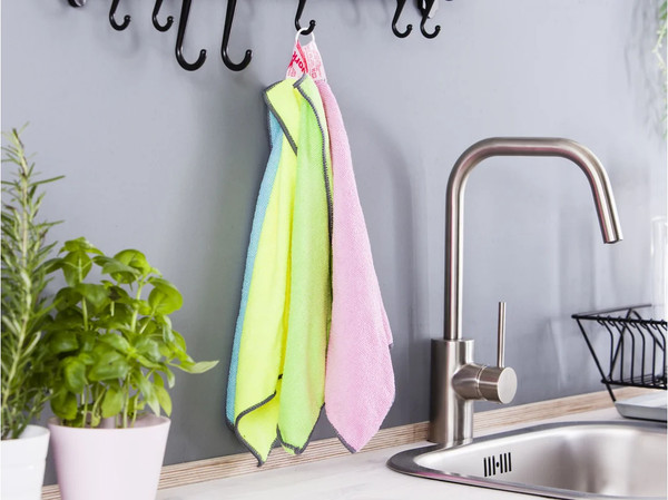 Изображение товара Набор салфеток хозяйственных York Микрофибра (4шт)