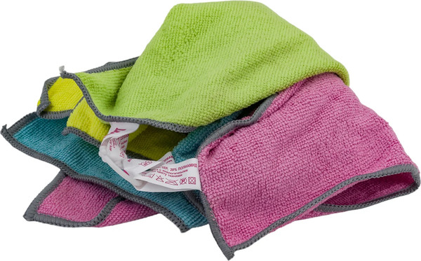 Изображение товара Набор салфеток хозяйственных York Микрофибра (4шт)