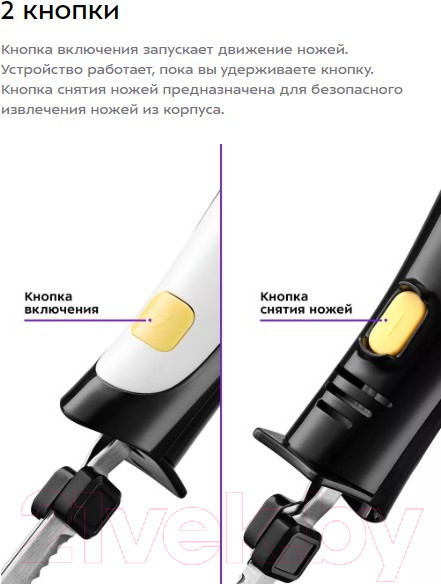 Изображение товара Нож электрический Kitfort KT-6078