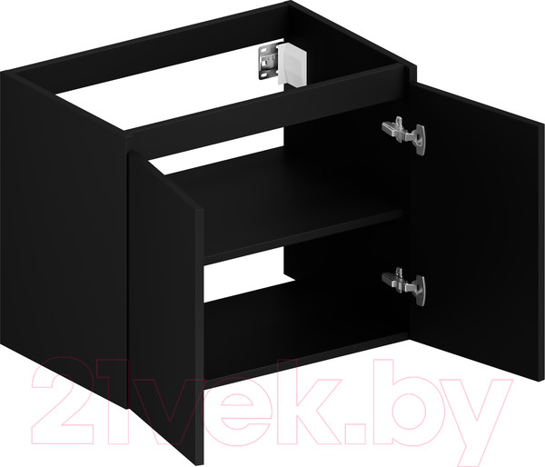 Изображение товара Тумба под умывальник ЗОВ Монови 80 / M80LG0LG-HPL38T (туя/антрацит)