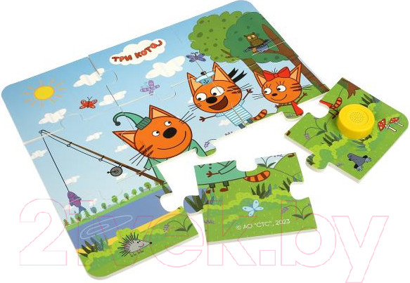 Изображение товара Развивающая игра Умка Музыкальный пазл Три Кота / 978-5-506-067775-10 