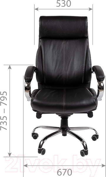 Изображение товара Кресло офисное Chairman CH423 (экокожа бежевый)