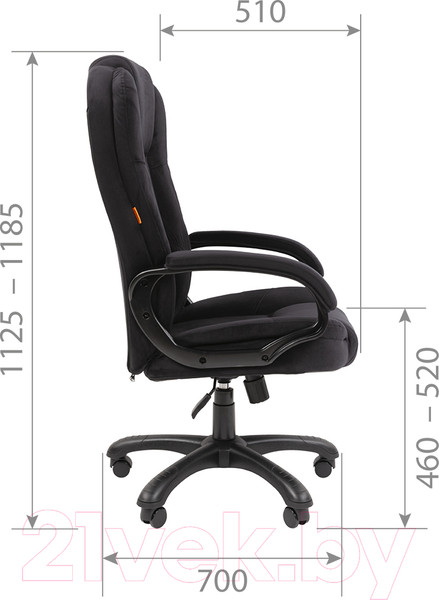 Изображение товара Кресло офисное Chairman Home 600 (Т-71 голубой)