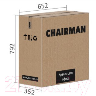 Изображение товара Кресло офисное Chairman Home 600 (Т-71 голубой)