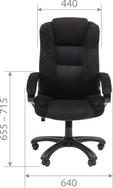 Изображение товара Кресло офисное Chairman Home 600 (Т-84 черный)
