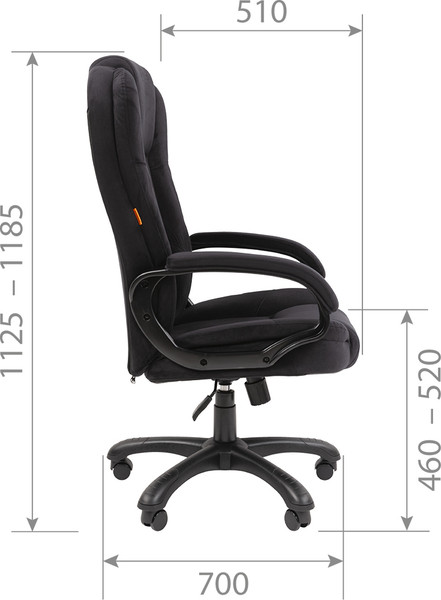 Изображение товара Кресло офисное Chairman Home 600 (Т-84 черный)