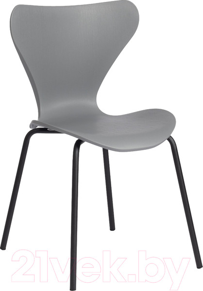 Изображение товара Стул Tetchair Jacobsen DC 102-1 пластик/металл (серый/черный)