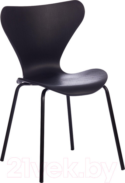 Изображение товара Стул Tetchair Jacobsen DC 102-1 пластик/металл (черный/черный)