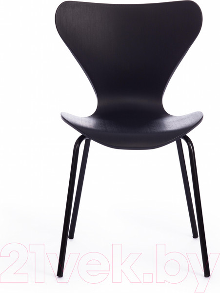 Изображение товара Стул Tetchair Jacobsen DC 102-1 пластик/металл (черный/черный)