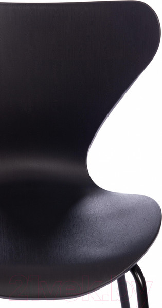 Изображение товара Стул Tetchair Jacobsen DC 102-1 пластик/металл (черный/черный)