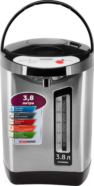 Изображение товара Термопот StarWind STP3400 (серебристый/черный)