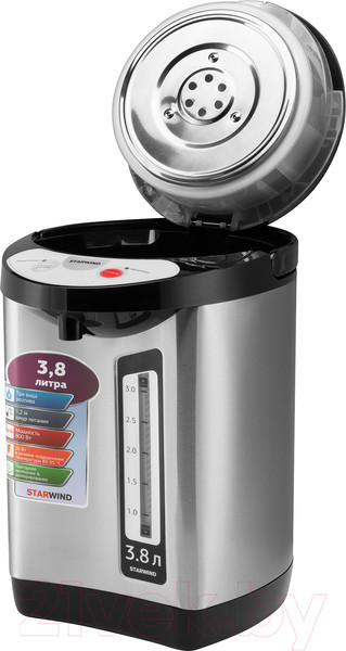 Изображение товара Термопот StarWind STP3400 (серебристый/черный)