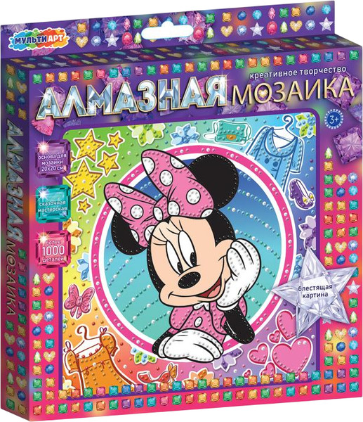 Изображение товара Набор алмазной вышивки MultiArt Милая мышка / AM20X20-MIN 