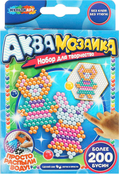 Изображение товара Развивающая игра MultiArt Аквамозаика Ферма / AB-200FARM