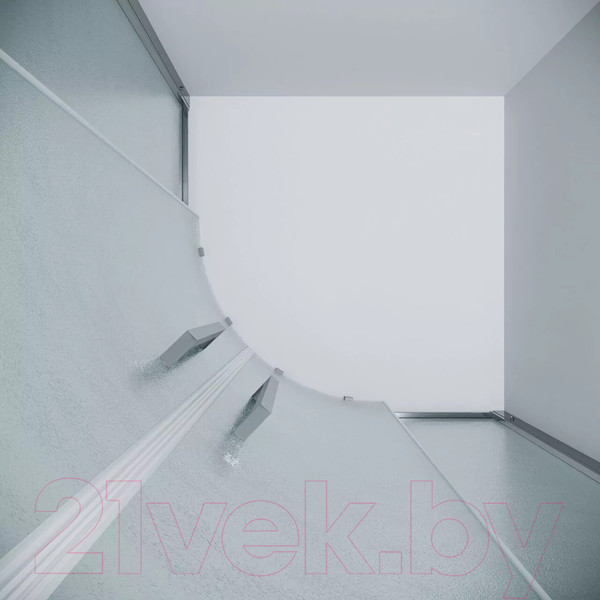 Изображение товара Душевой уголок Grossman Cosmo 80x80x195 / 301.K33.02.8080.10.02 (хром/шиншилла стекло)