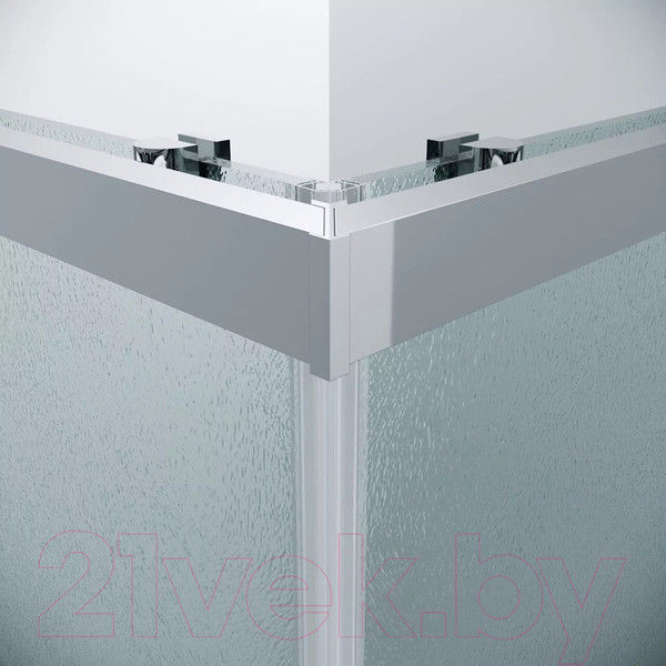 Изображение товара Душевой уголок Grossman Cosmo 80x80x195 / 300.K33.02.8080.10.02 (хром/шиншилла стекло)