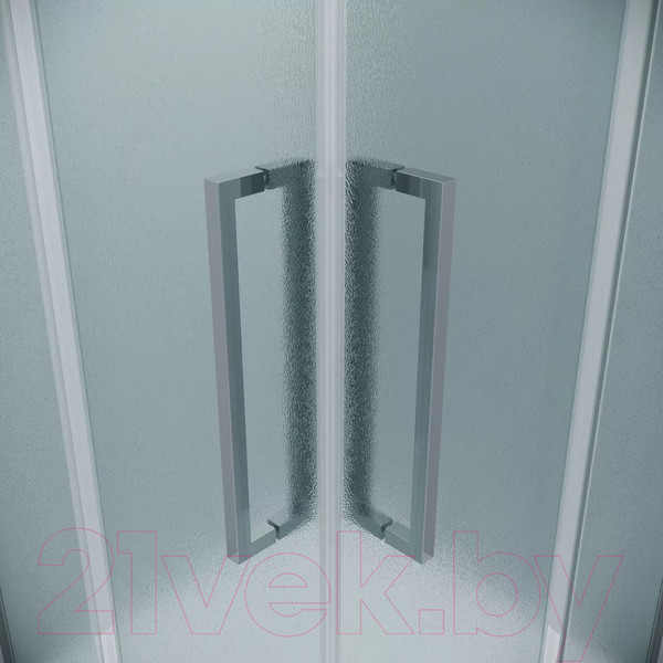 Изображение товара Душевой уголок Grossman Cosmo 80x80x195 / 300.K33.02.8080.10.02 (хром/шиншилла стекло)