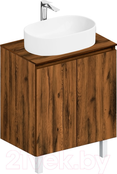 Изображение товара Тумба под умывальник ЗОВ Монови 80 / M80LA0LAS-LDSPA (аттик)