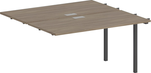 Изображение товара Комплект столов модульных Norden 320x163.8x75 / SG.219.OD.44.AN (антрацит/дуб темный)