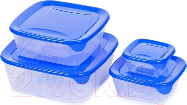 Изображение товара Набор контейнеров Curver Fresh&Go / 08927-139-00 (4шт, синий)