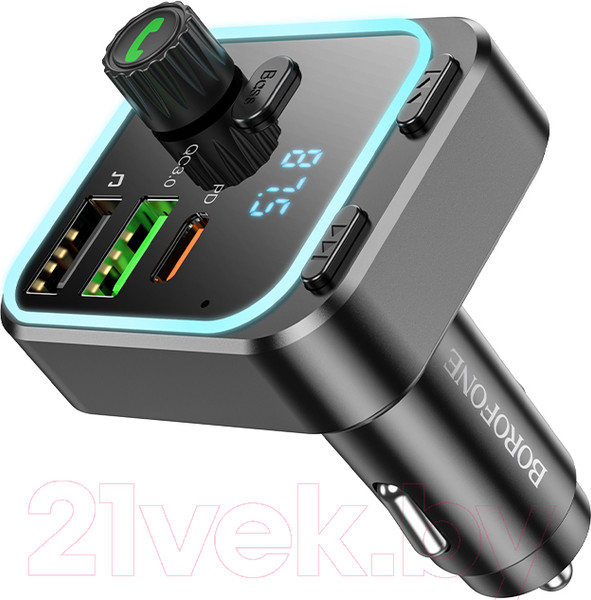 Изображение товара FM-модулятор Borofone BC53 (черный)