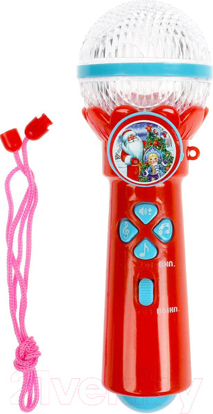 Изображение товара Музыкальная игрушка Умка Микрофон новогодний / B1252960-R18
