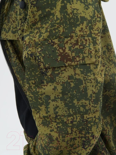 Изображение товара Костюм для охоты и рыбалки Huntsman Стрелок летний Сорочка смесовая Цифра зеленая (р-р 52-54/182-188)