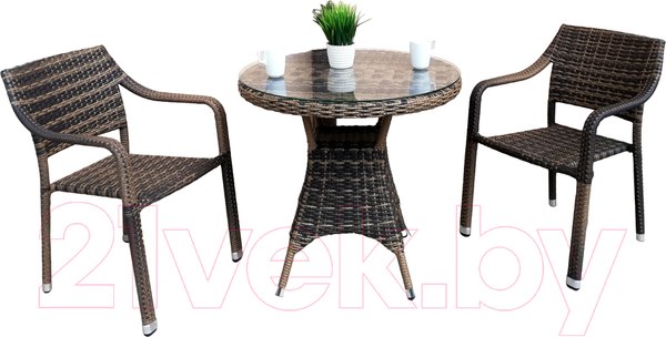 Изображение товара Комплект садовой мебели ForGarden Bremen Lux 2/Geneva Lux 80 / BN10911