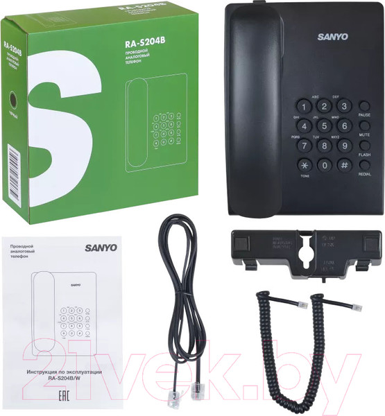 Изображение товара Проводной телефон Sanyo RA-S204B