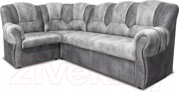 Изображение товара Диван угловой Lama мебель Андромеда М правый (Safari Smoke/Safari Cloud)