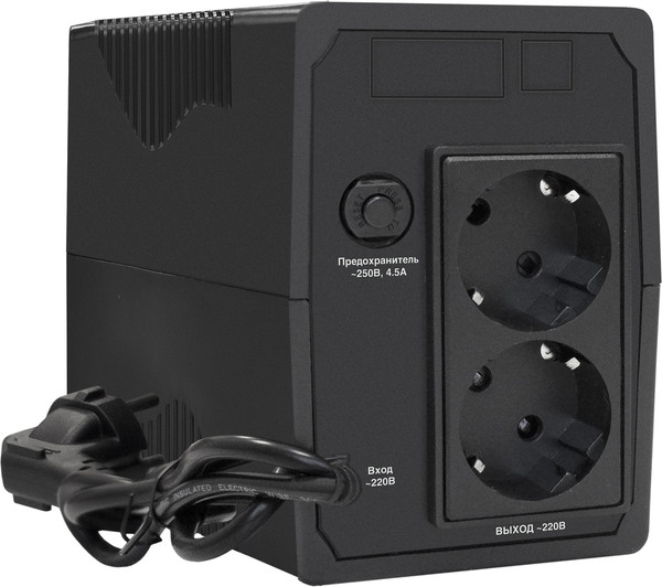 Изображение товара ИБП ExeGate Power Back BNB-800.LED.AVR.EURO (EP212516RUS)