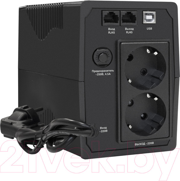 Изображение товара ИБП ExeGate Power Smart ULB-800 LCD (EP212517RUS)