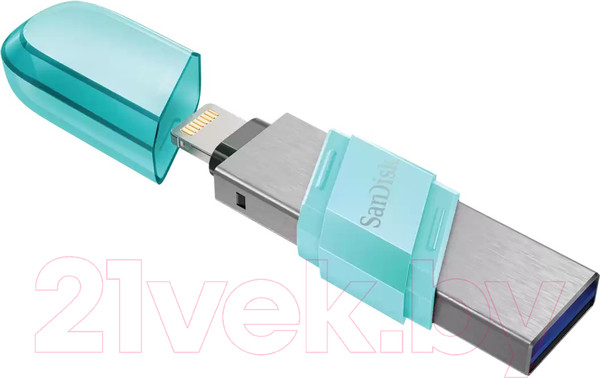Изображение товара USB flash накопитель SanDisk iXpand Flip 64Gb (SDIX90N-064G-GN6NK)