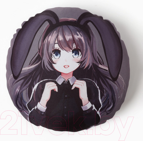 Изображение товара Подушка декоративная Этель Девушка с ушками / 10318118