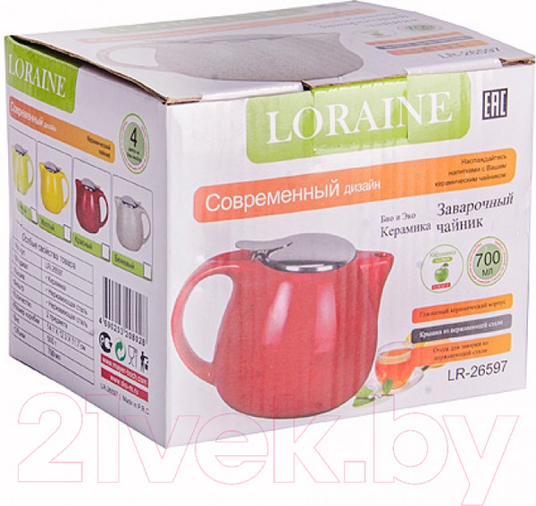 Изображение товара Заварочный чайник Loraine 26597