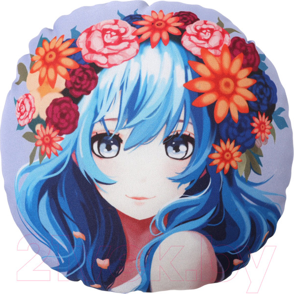 Изображение товара Подушка декоративная Этель Девушка с цветами / 10318119