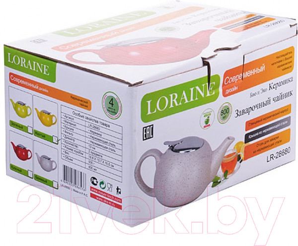 Изображение товара Заварочный чайник Loraine 28680-3