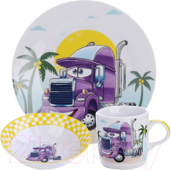 Изображение товара Набор столовой посуды Loraine Машина 31432