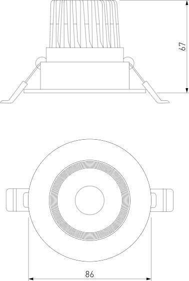 Изображение товара Точечный светильник Elektrostandard Even 25094/LED (белый)